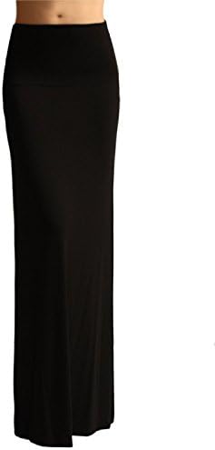 Womens Rayon Lightweight Floor Length Maxi Skirt
