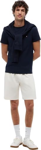 Herren T-Shirt Kurzarm Core Stretch Slim Fit, Blau (Desert Sky), M