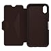 OTTERBOX STRADA SERIES Case for iPhone Xs Max - Retail Packaging - ESPRESSO (DARK BROWN/WORN BROWN LEATHER)