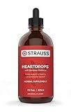 Strauss Heartdrops-Aged Garlic Extract, Herbal Supplement for Heart Health-Heartdrops | Maintain a Healthy Cardiovascular System-High Quality, Natural Ingredients (7.6 fl oz Original Flavor)