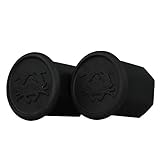 East Coast Dyes (2-Pack) High Performance Lacrosse Shaft End Caps Black and Black End-Cap-Blk-Blk-2P