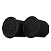 East Coast Dyes (2-Pack) High Performance Lacrosse Shaft End Caps Black and Black End-Cap-Blk-Blk-2P