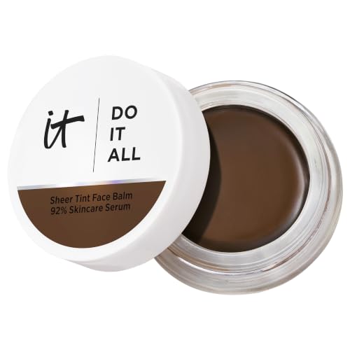 iT Cosmetics Do It All Sheer Tint Face Balm, Hyaluronic Acid & Peptides