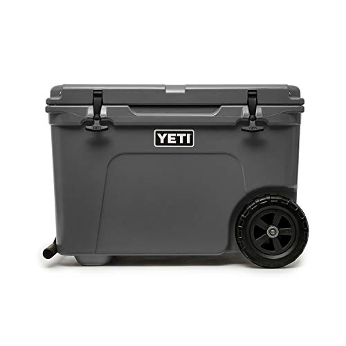 yeti cooler with wheels blue