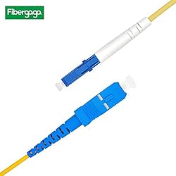Fibergaga-15m(50ft) OS2 SC/UPC to LC/UPC Fiber