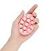 WFhome Massage Bar Ellipse Silicone Soap Mold, 4.5 oz x 4, 4 Bar, Handmade Soap Marking Mold.