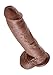 Pipedream King Cock with Balls, Brown, 10 Inch