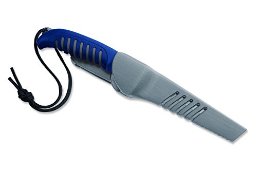 Silver creek bait knife blue handle