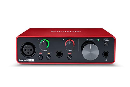 Focusrite Scarlett Solo (3rd Gen) USB Audio Interface with Pro