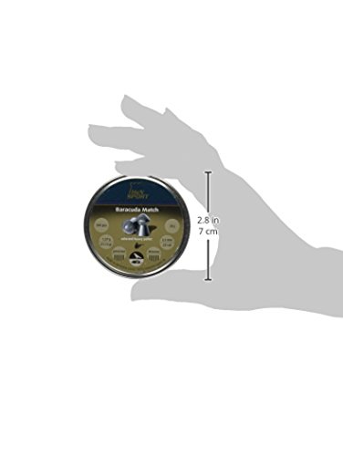 H&N Baracuda Match Domed Airgun Pellets, Powerful and Super Accurate for Hunting, .22 Caliber, 21.14 Grains (200 Count) - Image 2