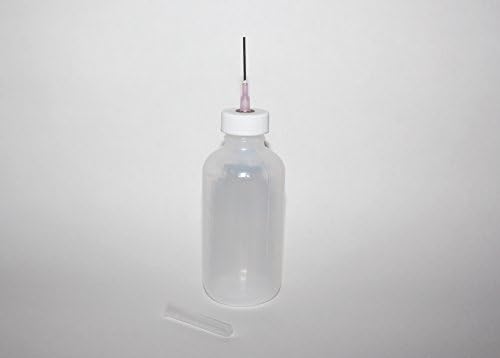 Gaunt Industries HYPO-494 - Underglaze Applicator - 4 Ounce Clear Plastic Bottle with 18 Gauge Stainless Steel Blunt tip