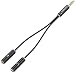 Sabrent 3.5mm Headset Splitter Adapter Cable for headsets with Separate Headphone/Microphone Plugs (CB-AUHM)