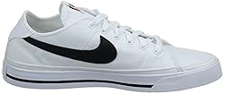 Nike Men's Court Legacy CNVS Gymnastics Shoe, White