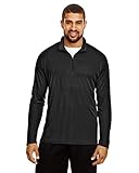 Team 365 Men's Zone Performance Quarter-Zip L BLACK