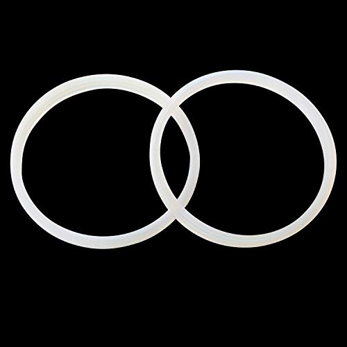 TWO PACK Replacement rubber seal gasket for SHC 7 L & VIVO STUFR-V003 & STUFR-V005 stuffer with 5" ID Tank (Inside Diameter). Fits Smokehouse Chef stuffer also