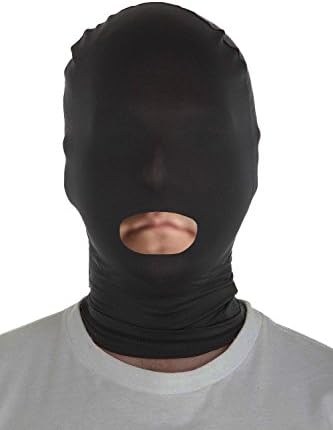 Marvoll Lycra Spandex Mouth Hole Zentai Mask Hoods Halloween Costumes