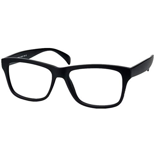 LifeArt Plastic Blue Light Blocking Glasses,Oval Computer Reading Glasses,Transparent Lens,Reduce Headaches&Eyestrain,Stylish for Women/Men +2.50