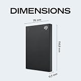 Seagate One Touch 1TB Password Activated USB 3.0 Portable Drive view 10