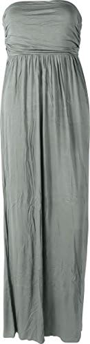 Cami tank top - Seamless camisole - Long tank top - Cami dress (Small, grey)