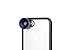 RhinoShield iPhone Premium 2 in 1 Add-On Camera Lens, Professional 0.65x 100° Wide Angle + 5X Macro Screw-On Phone Camera Lens for iPhone 5 / 5s / SE / 7/7 Plus / 8/8 Plus and iPhone X
