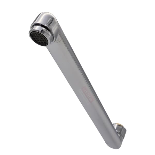 Schläfer 400425 | 3/4 Inch Chrome Barrel 250 mm 360° Rotatable Sink Tap for Kitchen / Sink Mixer Wall