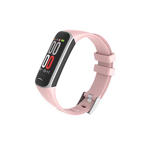 Fitness Tracker Watch,MeiLiio Waterproof Heart Rate Bluetooth Wristband with Blood Pressure,Activity Tracking,Sleep Monitoring,Pedometer,Step Calorie Counter Smart Bracelet for Android and iOS,Pink - Thumbnail 6