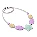 MEGODAY Silicone Teether Necklace,Sensory Chewlery for Autism ADHD Fidget Boys & Girls,16