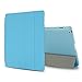 Besdata Magnetic Smart Cover with Translucent Back Case for Apple iPad 2 / iPad 3 / iPad 4 (iPad with Retina Display) Bundle with Screen Protector, Cleaning Cloth & Stylus (Sky Blue)