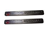 2pcs Autotuning Allison Transmission Duramax Emblems 2500hd Replacement for Silverado (Black)