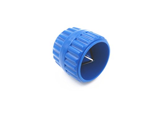 TIPU 1-3/8" Inner-Outer Reamer, 3/16" to 1-3/8" PVC Pipe Reamer, Burr Remover for PVC Tubing, Tubing Chamfer Tool, PVC Pipe Deburring Tool, Blue