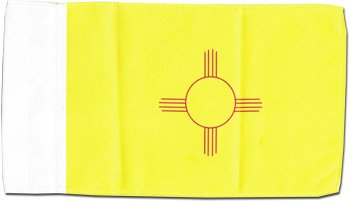 New Mexico - 5.75" x 9" Motorcycle Flag