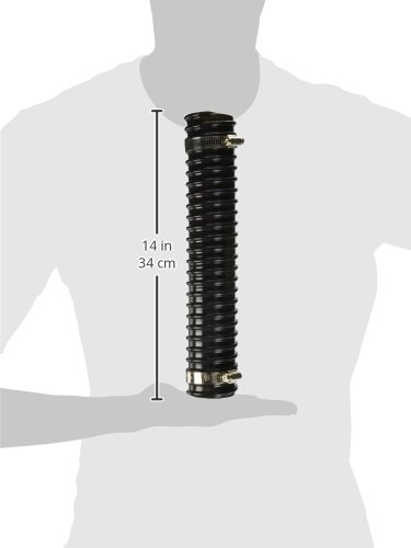 OVO (PIP-FLEX-12-HCSS) Easy Retrofit Flexible Pipes to Install Quickly and Easily a New Central Vacuum to an Existing Pipiping Network, Black
