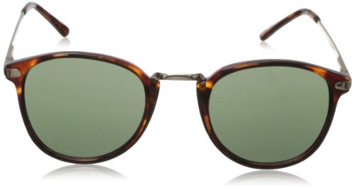 A.J. Morgan Unisex - Adult Castro Round Sunglasses,Tortoise,198 mm