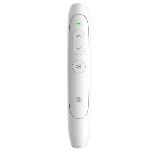 Wireless Presenter, Doosl Presentation Remote 2.4GHz Presentation Pointer PPT Clicker Powerpoint Remote Control, White