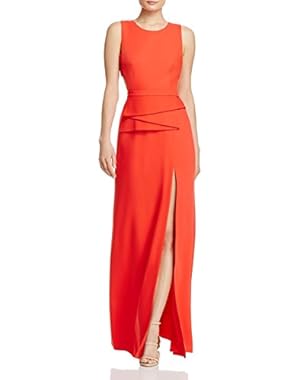 BCBG Max Azria Womens Kiara Open Back Sleeveless Evening Dress