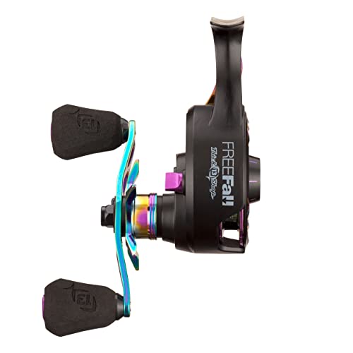 13 fishing black betty freefall ghost inline ice fishing reel / Radio Active Pickle w/ New Line Window The precision 13 Fishing FreeFall Ghost Inline