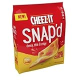 CHEEZ IT SNAP`D Cheesy,Thin & Crispy Double Cheese Made With 100% Real Cheese (1-7.5 OZ BAG)