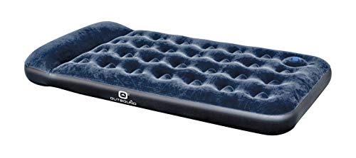 Outbound Twin Air Mattress with Built-in Pillow & Foot Pump | Portable Airbed Blow Up Mattress for Camping | Includes Repair Patch, Twin - Thumbnail 6