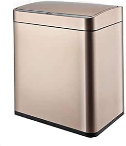 FVGH Contenedor de Basura automático Delgado Papelera Cuadrada de Acero