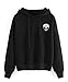 Herosky Girl Teens Long Sleeve Hoodie Pullover Blouse Pattern Letter Sweatshirt