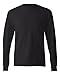 Hanes TAGLESS 6.1 Long Sleeve T-Shirt, Black, SM