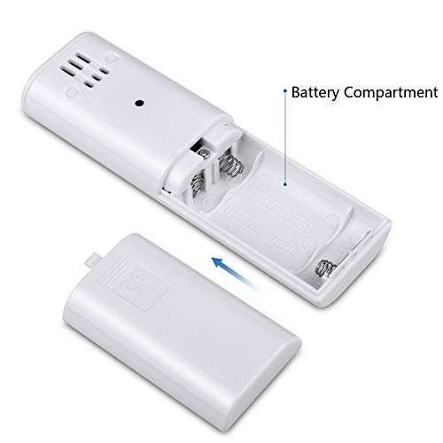 Quimat Breathalyzer, Portable Breath Alcohol Tester, Digital Battery Power Alcohol Detector with LCD Display for Personal & Professional Use