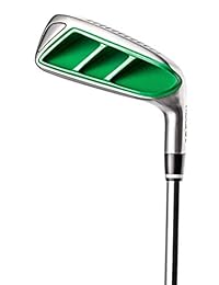 MAZEL Golf Pitching & Chipper Wedge, diestro, 35,45,55 grados disponible para hombres y mujeres (derecho, acero inoxidable (cabeza verde), S, 55)