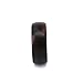SOLEED Rings Wooden Wedding Band For Men and Women, 8mm Natural Ebony Wood Ring, Comfort Fit Design, Domed Top