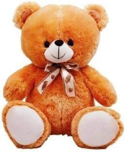 AVSHUB 2 Feet Stuffed Spongy Huggable Cute Teddy Bear for Gift Kids or Your Loved One Brown Color 60 cm