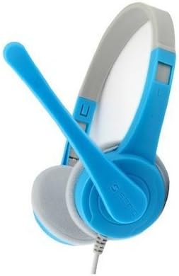 YIKO ST317 Gaming Heaset Deep Bass HD Headphones with Tangle free Cable and In-line Microphone Control for PC/Computer (blue)