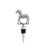 Chill-O Stainless Steel Horse Wine Bottle Stopper Wine Saver Sealer Elegant Gift