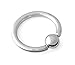 Scrap Metal 23 316L Surgical Steel Captive Bead Ring CBR 12g 1 inch