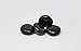 TIR Massage Stone - Set of 4 - Natural Basalt Massage Stones (NOT from China & not cut) - Professional or At Home Use - Size: Large (3.0 to 3.5 inches)
