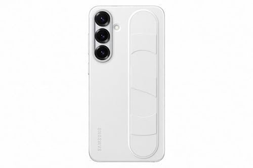 Samsung Standing Grip Smartphone Case EF-GS936 für Galaxy S25+, Handy-Hülle, Fingerhalterung, Schlankes Design, Weiß